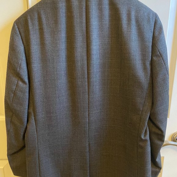 Ralph Lauren Wool Sport Coat, 42S Black Glen Plaid - Picture 3 of 11